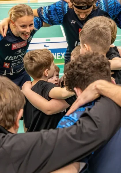 Skælskør badminton spillere holdråb