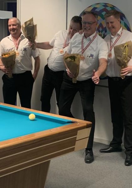 Korsør billardklub DM Hold bronze drengene