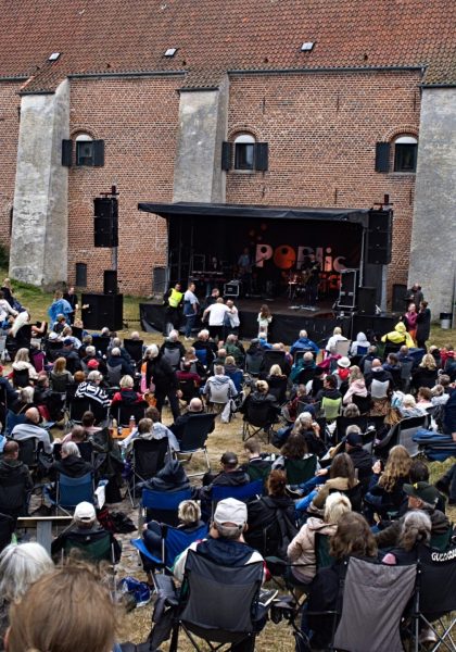 Scenen til Picnic koncerter på fæstningen i Korsør