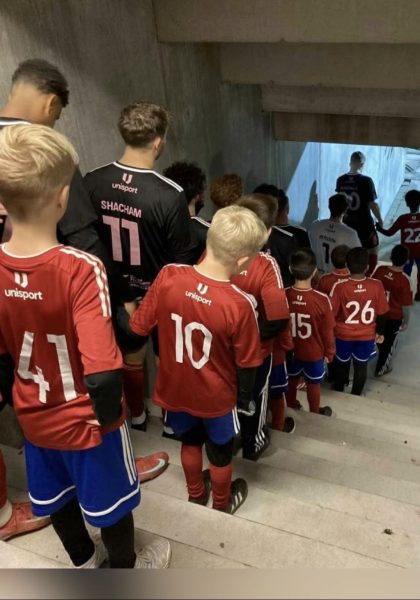 SBI i spillergangen med indløbsbørn