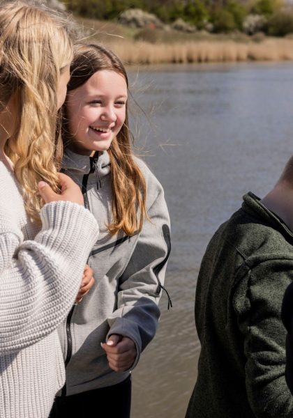 Julemærkehjemmet på gåtur i naturen