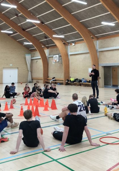 Slagelse basketball klub fælles træning
